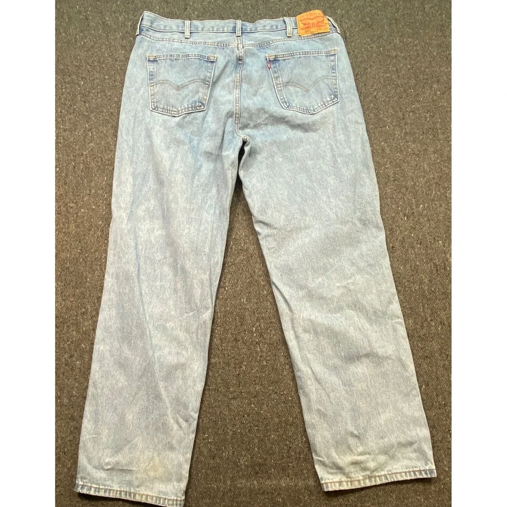 Levi 550 Relaxed Fit Jeans Sz‎ 40 Mens Blue Skater Streetwear Light Wash Denim